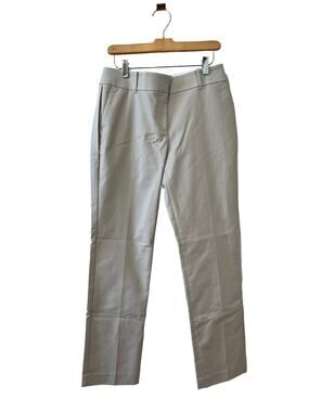 Ann Taylor Straight Leg Chino Work Pants Tan 6
